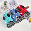 New Teddy Pet Plaid Vest Jacket For Autumn And Winter