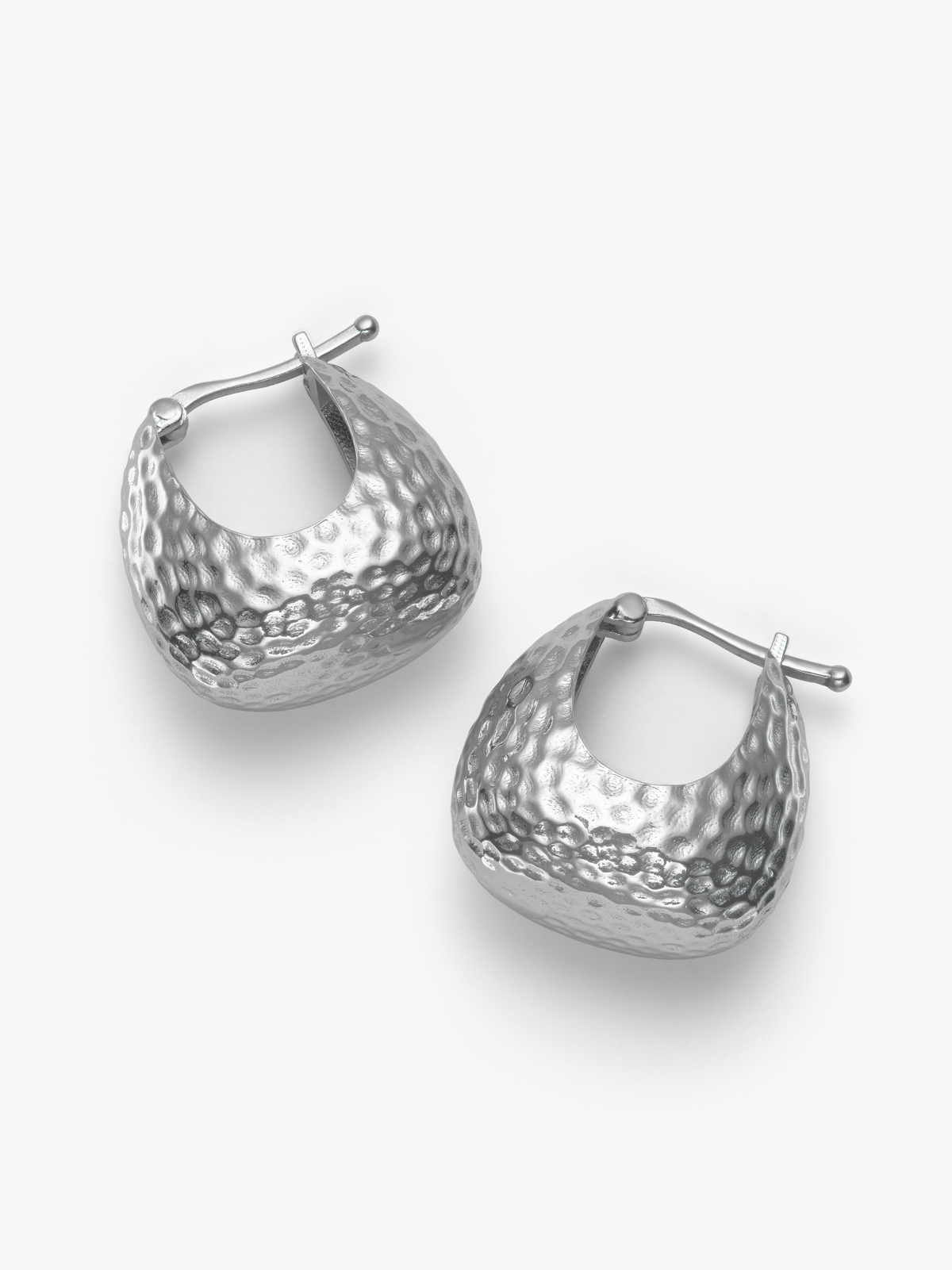 Sterling Silver Hoop Earrings – Jude | No More Nobody