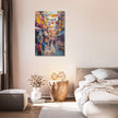 Vibrant Marketplace Canvas