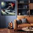 Stardust Christmas Night Canvas