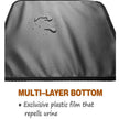Double-layer cat and dog massage cushion
