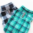 Ropa para mascotas con estampado de cuadros