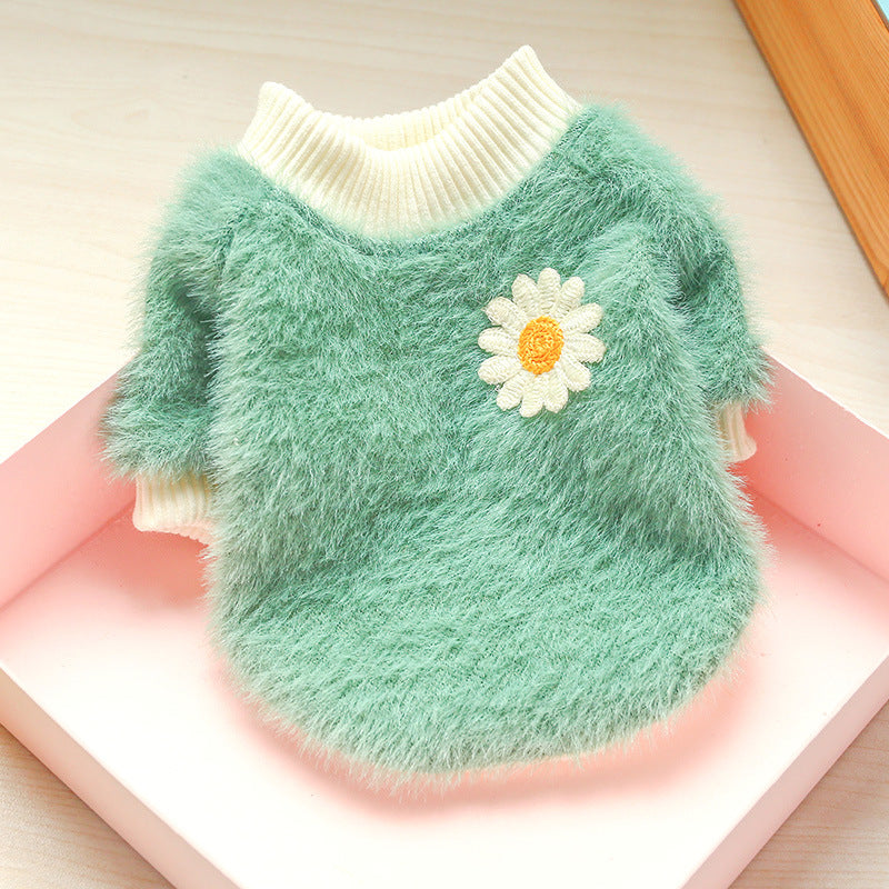 Pet Dress Daisies with Thick Styles