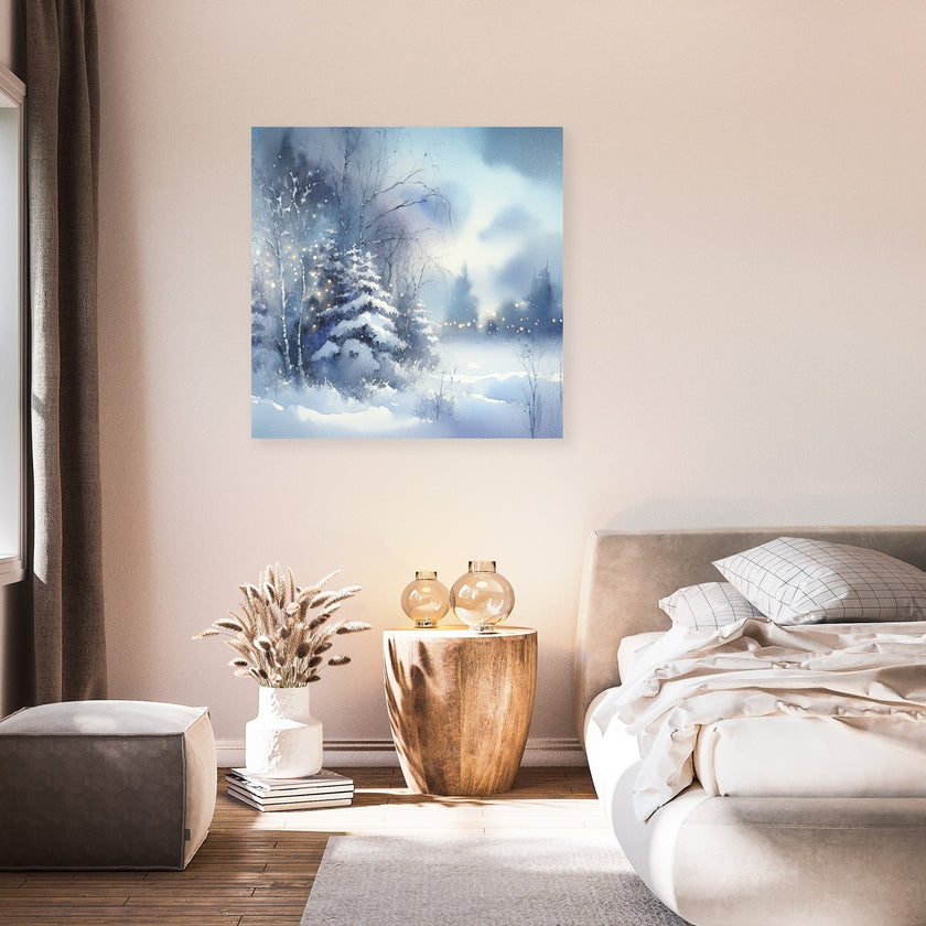 Winter's Melancholy Solitude Canvas