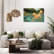 Golden Retriever Lakeside Canvas