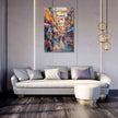 Vibrant Marketplace Canvas