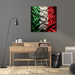 Italian Flag Resonance Canvas