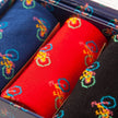 Bicycle Sock Box - 3 Pairs of Bamboo Socks (His)