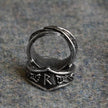 Raido Letter R Rune Ring - Adjustable