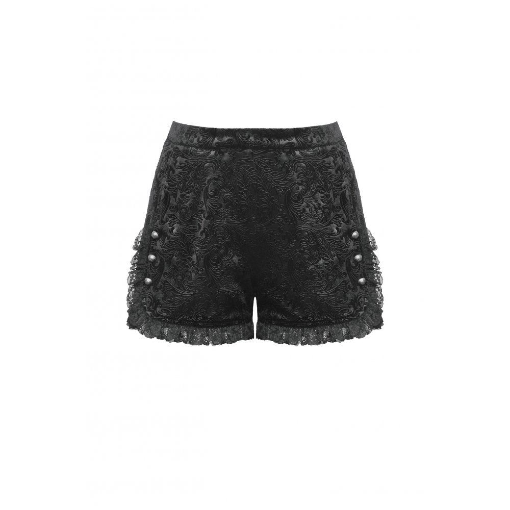 Dark in Love Venus Velvet Embossed Base Shorts