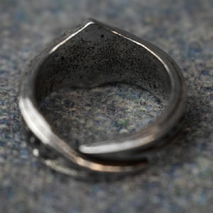 Dagaz Letter D Rune Ring - Adjustable