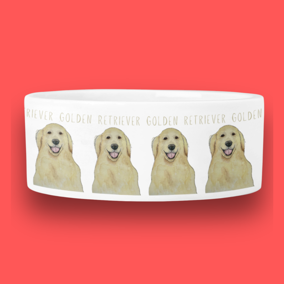 Golden Retrievers Gourmet-Napf – Weil Warten HART ist