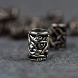 TWIN PACK Openwork Urnes Dragon Bead