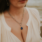 Tentacle of the Tides Blue Stone Necklace