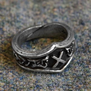 Gebo Letter G Rune Ring - Adjustable