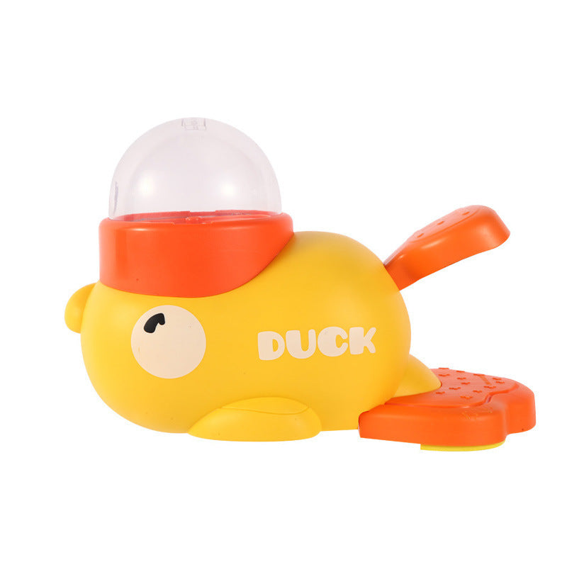 Dispensador Interactivo de Comida para Perros, Rompecabezas, Dispensador de Golosinas para Mascotas, Diseño de Pato de Dibujos Animados, Antideslizante, Juguetes de Alimentación Automática para Perros, Productos para Mascotas