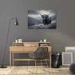 Monochrome Highland Majesty Canvas