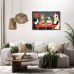 Canine Card Players Canvas