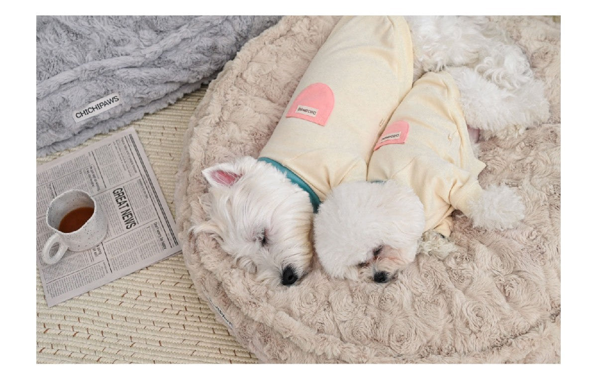Little Rabbit Velvet Cloud Nest Deep Sleeping Dog
