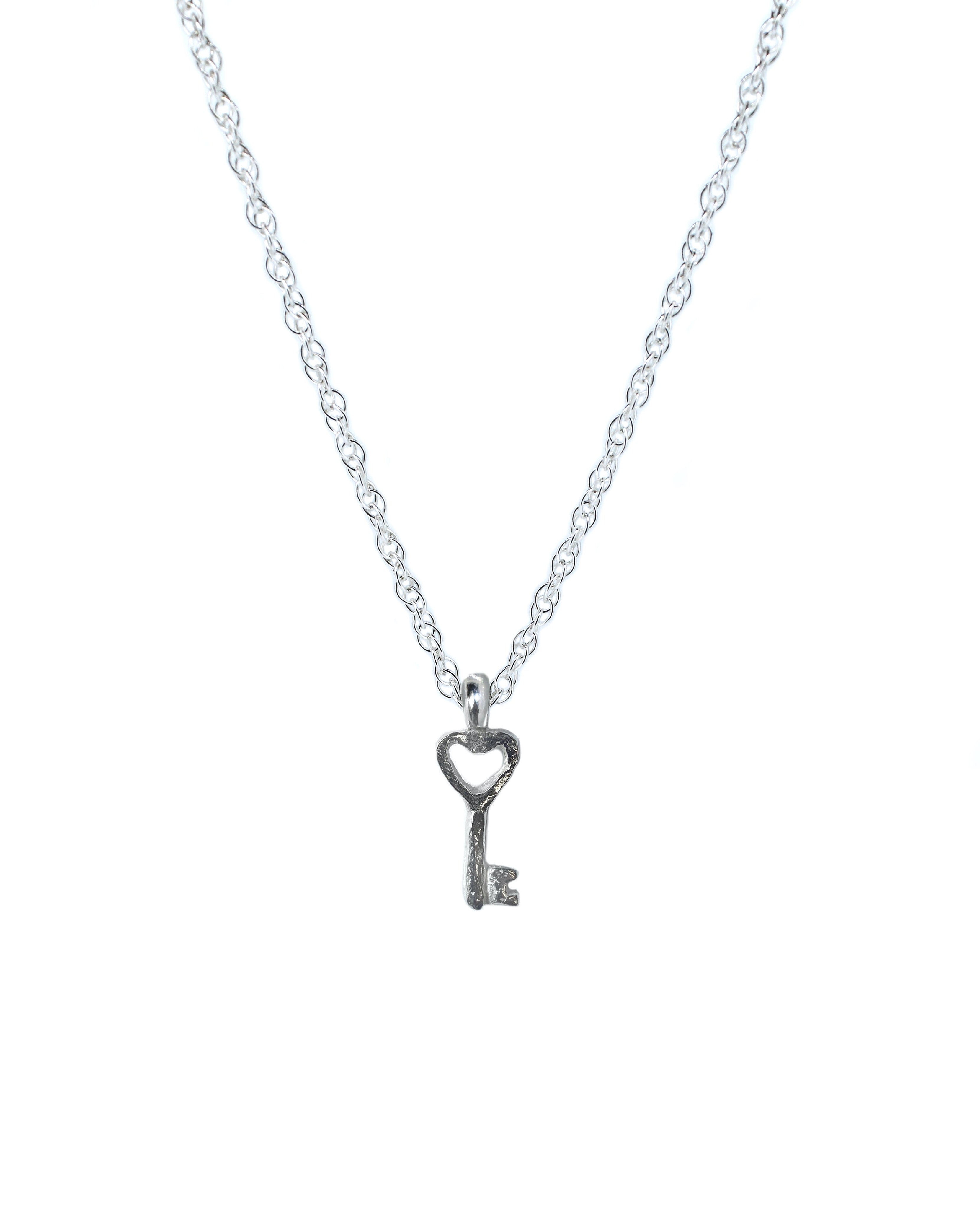 Key to my Heart Rope Chain Necklace