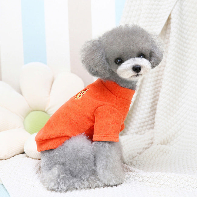 Medium-sized Dog Restaurant Two-legged Fleece Pet Clothes