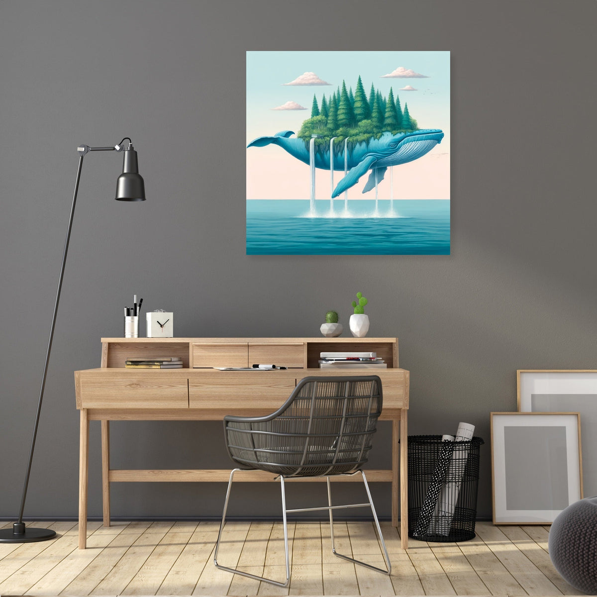 Island Leviathan Canvas