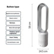 Anion Air Purification Fan Indoor Home Fan-free Blade Air Circulator Touch Screen Button