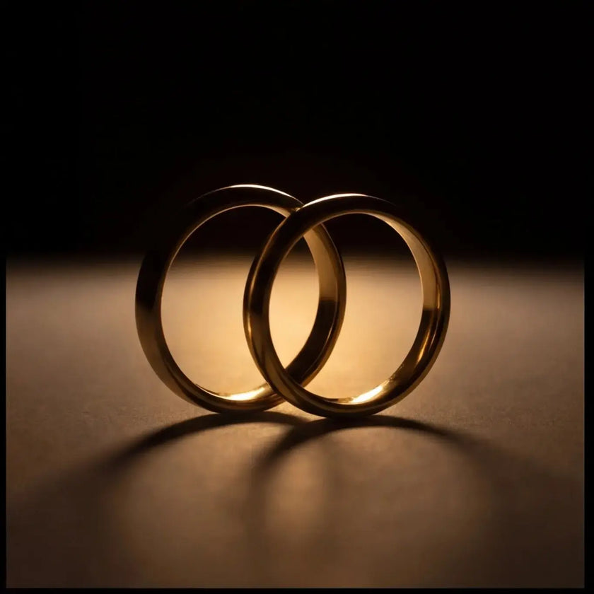 3mm Gold Wedding Band – Classic Lyra – 9ct/14ct/18ct Gold
