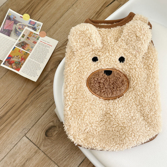 Winter Clothes Fleece-lined Warm Dog Cute Clothes