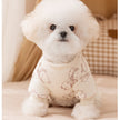 Dog Cotton Coat, Warm And Cute For Autumn And Winter, Fully Printed Bear Four-legged Coat, Small And Medium-sized Bichon Frise Pet Dog Clothes