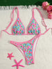 Traje de baño de bikini sexy estampado para mujer Bili