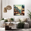 Evening Stroll on Toad Lane Canvas