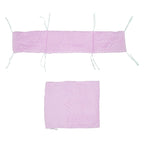 2pc Dimple Crib/Cradle Quilt & Bumper Bedding Set