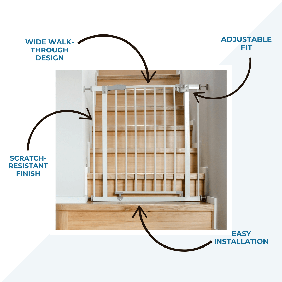 FYLO Baby Safety Stair Gate Pressure Fit 75-86cm