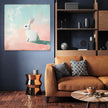 White Rabbit Serenity Canvas