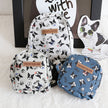 Bullfight print backpack pet backpack