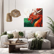 Red Dragon Honour Canvas