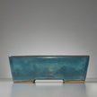 32cm Glazed Bonsai Pot | Rectangle | 32cm x 23cm x 9cm | Blue