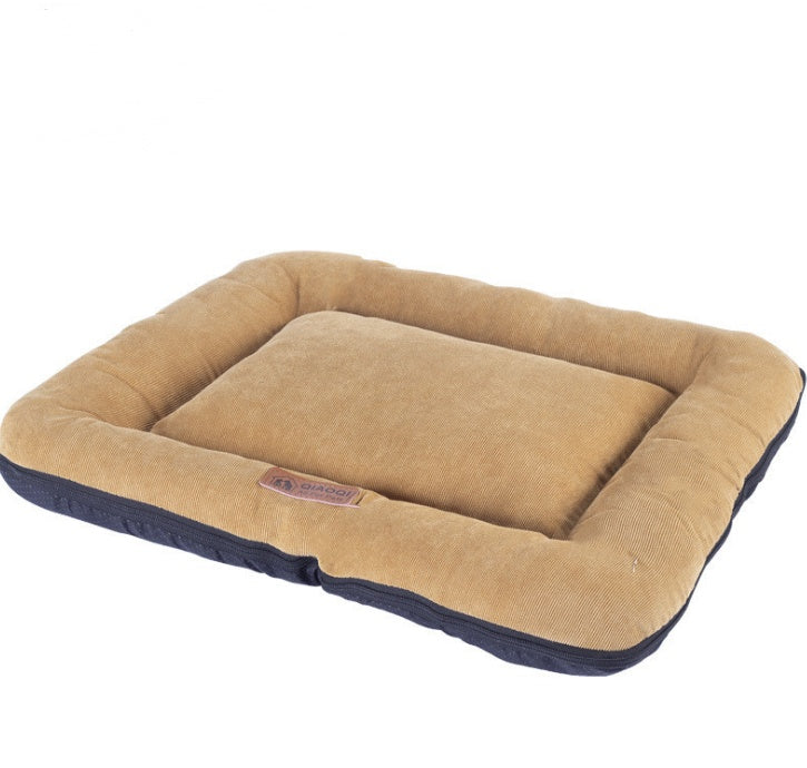 Colchoneta de algodón para mascotas, extraíble y lavable