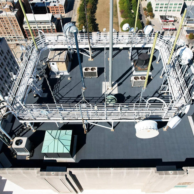 Rubber Rooftop Flooring Tiles