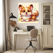 Playful Corgi Delight Canvas