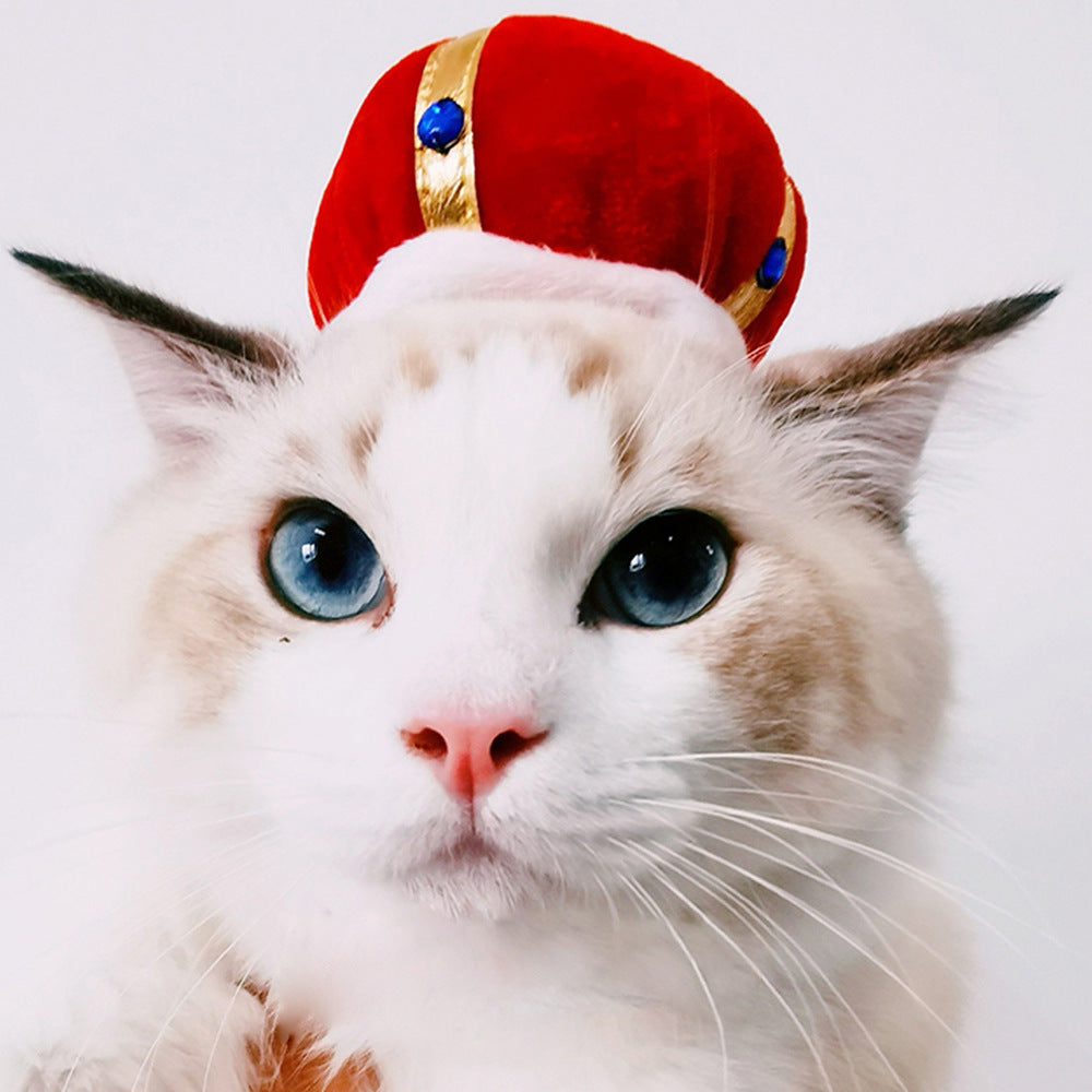 Pet Headgear Cute Dog Teddy Dress Up SUNFLOWER Cat Headdress Wig Cat Headgear Hat