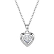 925 Heart-shaped Rhinestones Necklace Luxury Personalized Necklace For Women Jewelry Jewelry Valentine's Day Gift