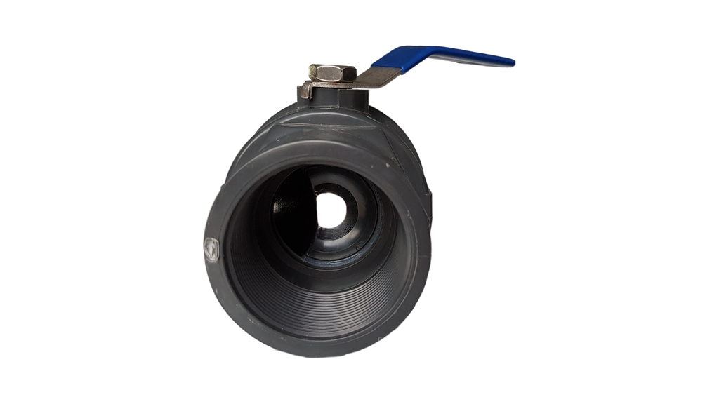 PP 2" BSPF Stopcock with Stainless Steel Ball Valve and Handle