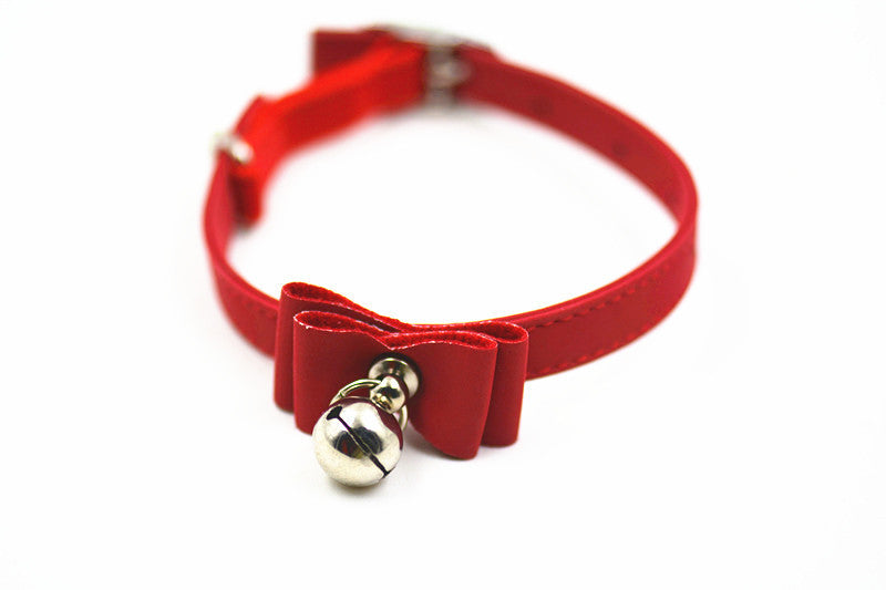 Correa para mascotas con lazo caliente, corbata de campana, cuello de campana lindo, collar de perro pequeño, collar, ventas directas de fábrica