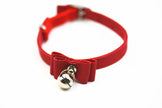 Halsband mit Schleife und Glöckchen für Haustiere, niedliches Glöckchen, kleines Hundehalsband, Direktverkauf ab Werk