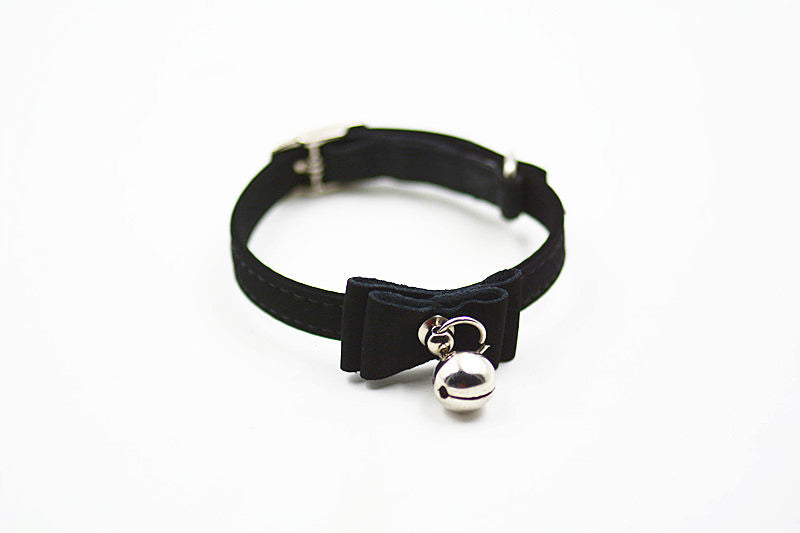 Correa para mascotas con lazo caliente, corbata de campana, cuello de campana lindo, collar de perro pequeño, collar, ventas directas de fábrica