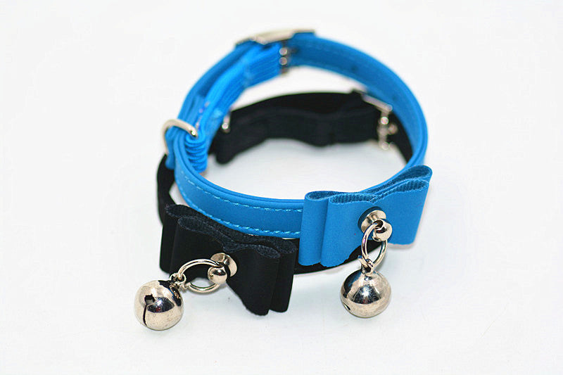 Correa para mascotas con lazo caliente, corbata de campana, cuello de campana lindo, collar de perro pequeño, collar, ventas directas de fábrica