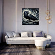 Gothic Raven Canvas