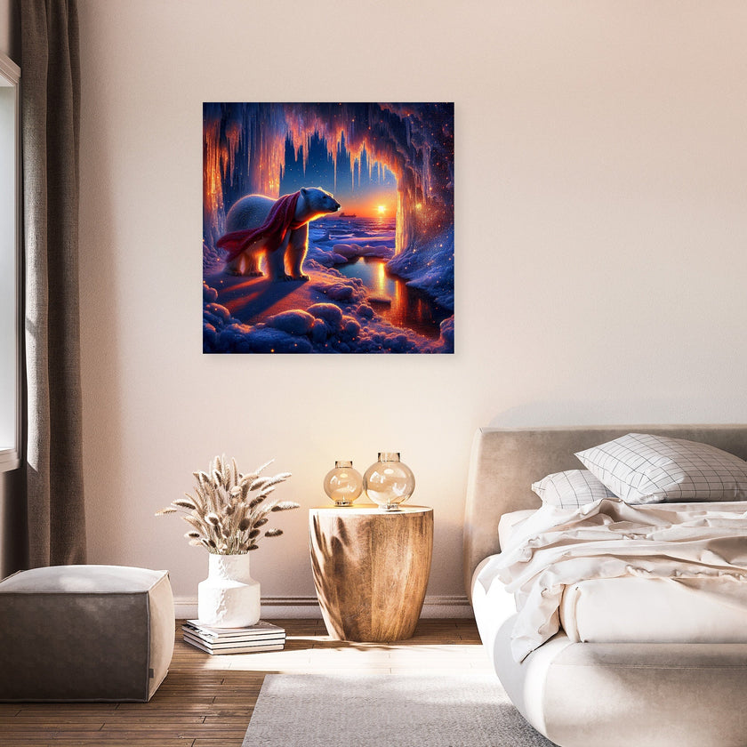 Dusk Majesty: Polar Serenity Canvas